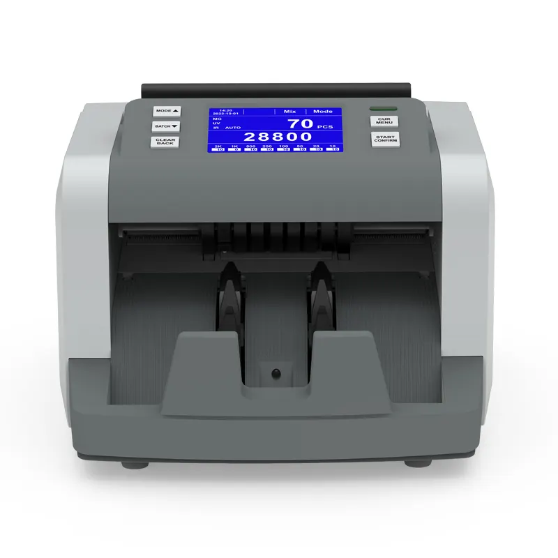HL-P75 detektor uang UV tugas berat, penghitung tagihan GBP, detektor uang palsu dan mesin Kisan untuk menghitung uang