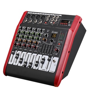 6D Professional <strong>Mixer</strong> Sound System Built in 16 DSP Effect 6 Channels Audio <strong>Mixer</strong> Power <strong>Amp</strong> <strong>Mixer</strong> - Product Image 2