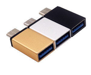 工厂价格金属外壳C型转换器USB 3.0公到C型母OTG适配器Usb适配器 - Product Image 2
