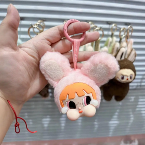 CrybabyビニールフェイスキーホルダーペンダントブラインドボックスミステリアスボックスCrybabyアクションフィギュアバックパックバッグ