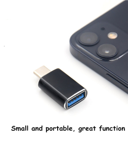 定制标志金属亮点Usb3.0母对c型公Otg适配器转换器usb-c Otg连接器Usb3.0至c型适配器 - Product Image 5
