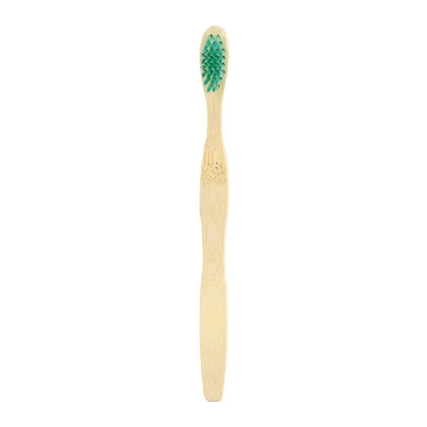 Brosse à dents en bambou en bois de gros biodégradable jetable pour hôtel pour enfants