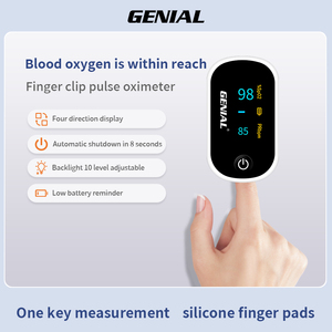 Bán Sỉ Máy Đo Oxy Xung Đầu Ngón Tay Máy Đo Oxy Bão Hòa Oxy Trong Máu Giá Rẻ Cảm Biến Spo2 Máy Đo Nhịp Tim - Product Image 5