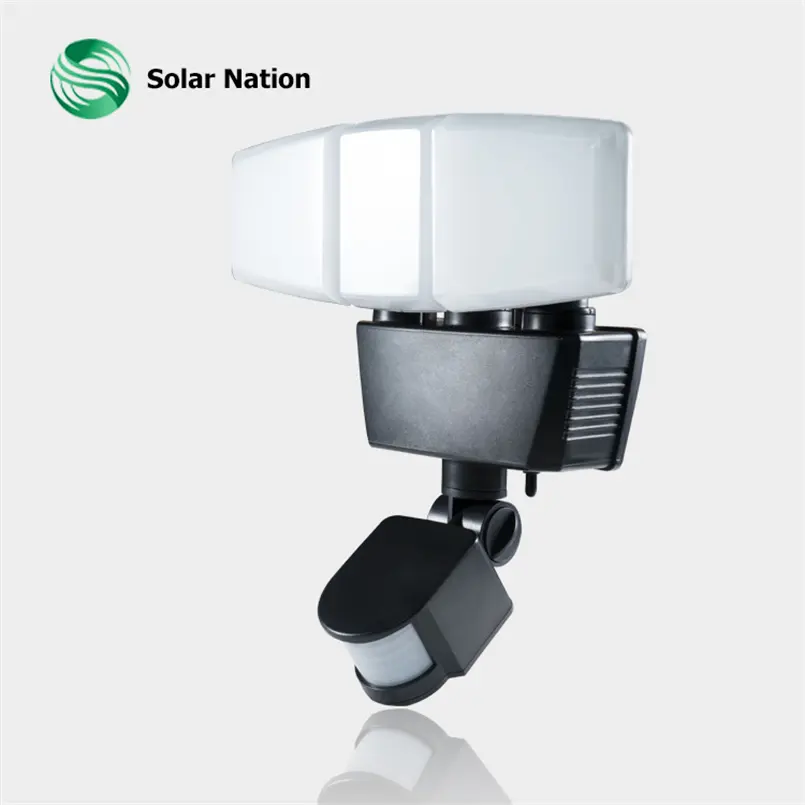 Smart Outdoor Solar Led Lights Motion Security Light 250 Led Solar Powered Triple Head Motion Sensor Security Light
