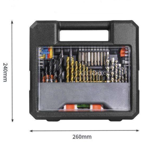 Essential 90-Piece Household Hand <strong>Tool</strong> <strong>Kit</strong> with Portable Toolbox Storage Case OEM General <strong>Tool</strong> Set - Product Image 4