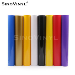 SINOVINYL ücretsiz örnek renkli vinil için ploter kesme makinesi 1.22X50M parlak mat renk vinil rulo - Product Image 2