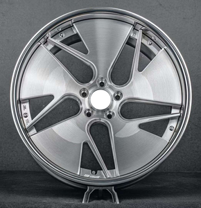 VIP风格深唇锻造合金车轮5x112/5x120 PCD 17-20英寸新汽车轮辋，适用于本田野马，适用于思域5x114.3