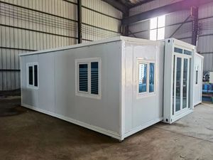 Casa contenedor de edificio modular expandible prefabricada en diversos diseños Optimiza el espacio de oficina temporal hecho de acero - Product Image 4
