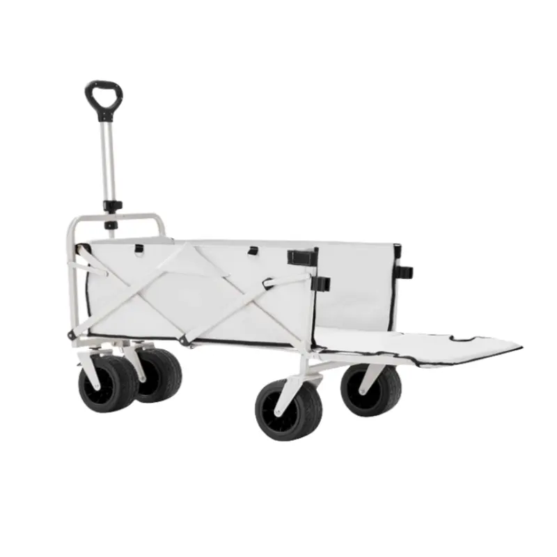 Carrito plegable familiar para acampar al aire libre 2024, fácil de llevar, de alta capacidad con dosel para picnic