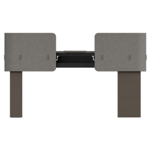 เดสก์ท็อปมัลติฟังก์ชั่นใหม่พร้อมซ็อกเก็ตชาร์จแบบไร้สายแผงโต๊ะนิวเมติกและโต๊ะผู้บริหารแบบฝาพับ - Product Image 4