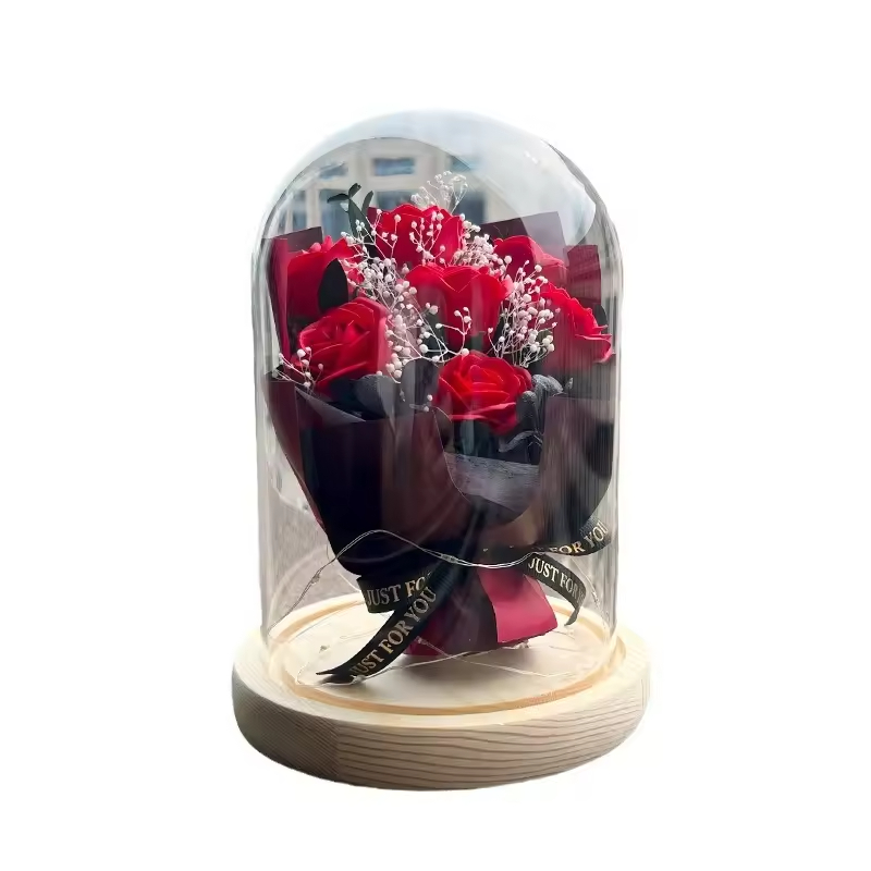 Tronco 7 rosas rojas