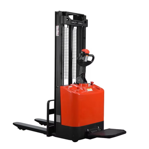 1.6m ila 3.5m arasında ayarlanabilir kaldırma kapasitesine sahip yüksek performanslı 2 tonluk Stand-On elektrikli istifleyici - Product Image 1