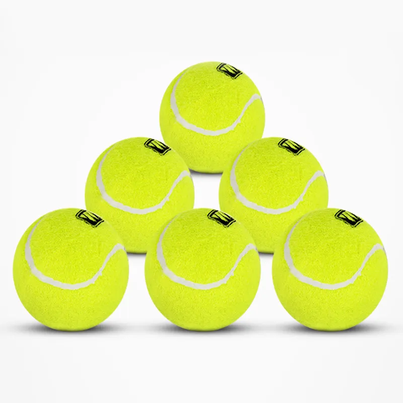 Bolas de tênis de treinamento fibres logotipo personalizado acrílico para atacado
