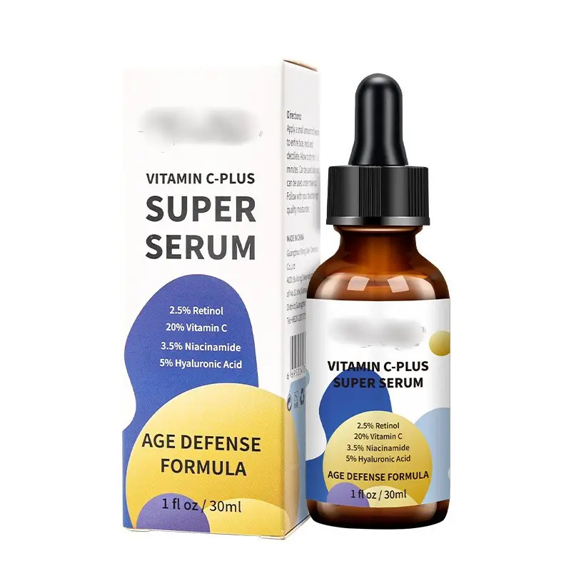 Sbiancamento naturale riparazione anti-rughe siero Super vitamina c siero Anti-invecchiamento della pelle Super