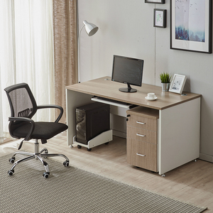 YIFAN <strong>Customized</strong> Modern Design L-Shape Wood Office Desk with 3-Drawer Manager <strong>Computer</strong> Desks for Living Room Furniture - Product Image 5