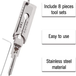 Isıl işlem görmüş karbon çelik 2 In 1 el aracı Set sivil kullanım için hassas seçim seti dekoder KW1 - Product Image 6