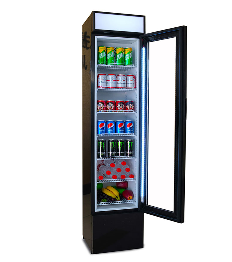 Supermarket glass door beverage Cabinets Commercial Refrigerator beer cooler upright used display refrigerator