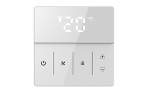 Smart Modbus RS485 блок катушки вентилятора 3 вентилятора скорость HVAC система 4 трубы 2 трубы охлаждения термостат для кондиционирования воздуха цифровой FCU термостат - Product Image 6