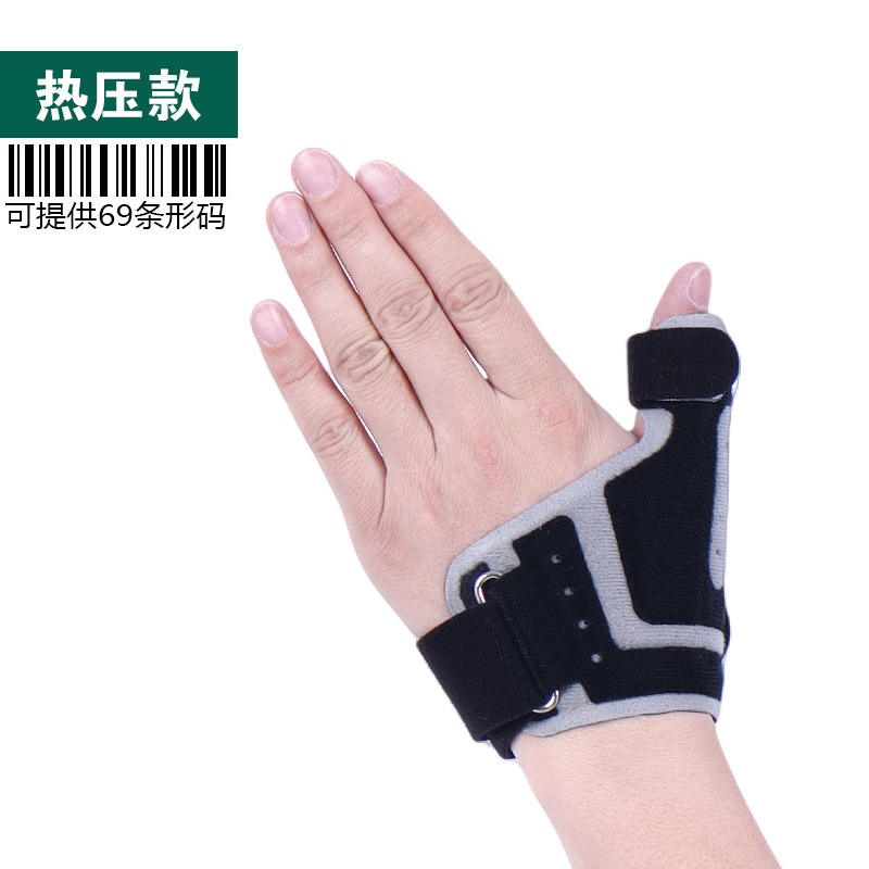 Retenedor de pulgar con negro termoprensado