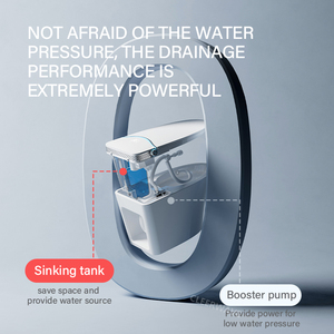 Custom Smart 110V Upc <strong>Bidet</strong> with Heated Seat Automatic Flush Dryer Elongated Night Light Toilet Advanced Remote Control Function - Product Image 6