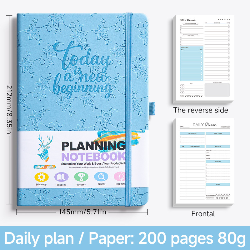 plan quotidien-bleu océan