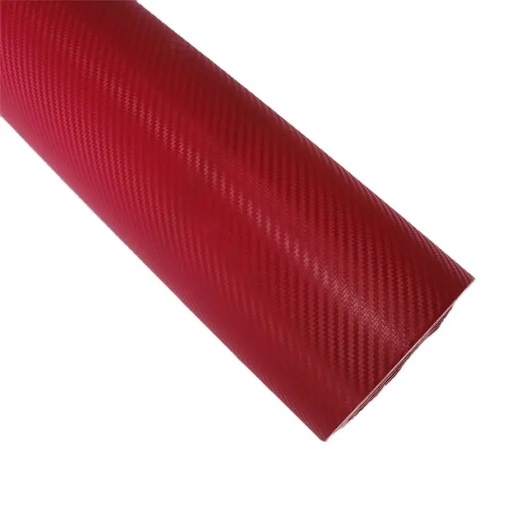 self-adhesive air bubble free 3D carbon fiber film black color Auto carbon fiber wrapping