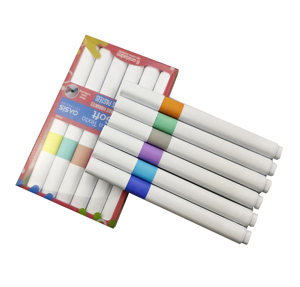 Custom 6-Pack <strong>Highlighter</strong> <strong>Marker</strong> Pen Set with Oblique Brush Tip and Low Odor Ink <strong>Chisel</strong> <strong>Marker</strong>