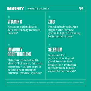Immune Supplements Support Immune Health and Antioxidant Levels Enhance <strong>Immunity</strong> Vegetarian Non Genetically Modified - Product Image 5