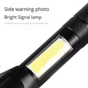 Linterna de escape de martillo de seguridad de uso de emergencia recargable USB multifunción con luz lateral COB - Product Image 5