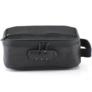 Biểu Tượng Tùy Chỉnh Cơ Bản Dệt Mùi Bằng Chứng Stash Trường Hợp Container <span class=keywords><strong>Box</strong></span> Với Combo Khóa Và Sợi Carbon Hoạt Tính Lót - Product Image 2