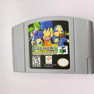Cuộc Phiêu Lưu tuyệt vời của goemon N64 Trò chơi thẻ chúng tôi/NTSC phiên bản Retro video <span class=keywords><strong>64</strong></span> <span class=keywords><strong>bit</strong></span> trò chơi hộp mực - Product Image 4