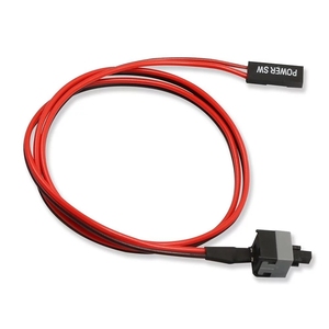 50cm Lange Power-Taste Schalter Kabel für PC Schalter Reset Computer Power Momentary Automatisch Reset Push-Taste - Product Image 1