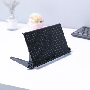 Plastik ayarlanabilir depolama raf üst raf TV standı bağlar ve bilgisayar için duruyor - Product Image 3