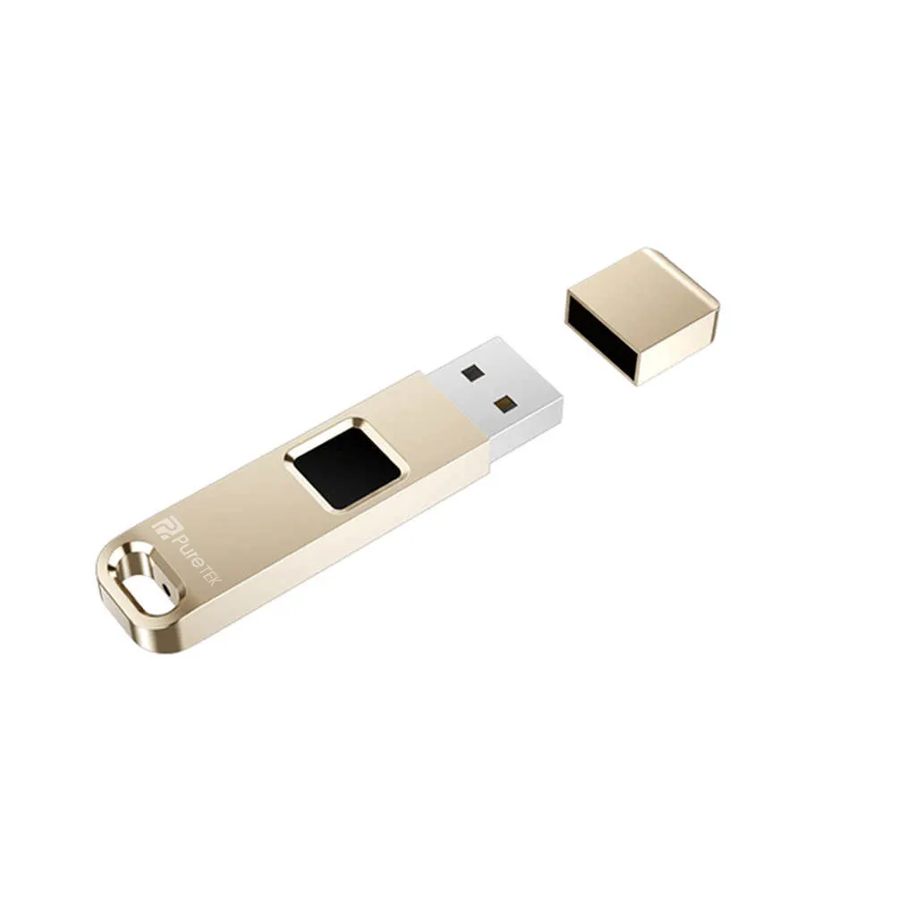 메모리 칩 지원 360 도 터치 고속 인식 암호화 플래시 드라이브 USB 금속 USB 2.0 신용 수리 OEM, ODM
