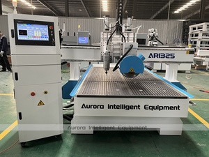Enrutador CNC de carpintería de madera dura maciza AURORA, Servomotor de mesa de vacío, máquina enrutadora CNC de corte de grabado 3D con sierra - Product Image 6
