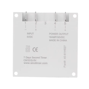 1 Sekunde Intervall 5V 12V 24V 110V 220V Digitaler LCD-Timer-Schalter 7 Tage wöchentlich Programmier barer Zeitrelais-Programmierer CN101S - Product Image 5