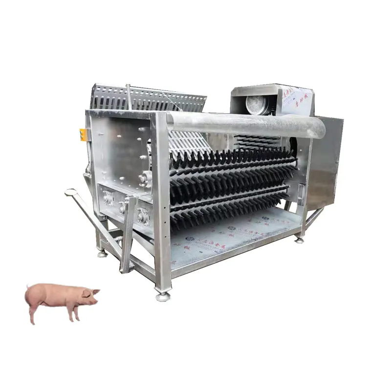 Stainless steel goat plucker hair removing machine automatic sheep slaughtering line halal cattle slaughter