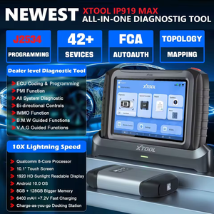Herramienta de diagnóstico IP919MAX J2534, escáner de coche de prueba bidireccional de programación ECU con herramientas de diagnóstico FCA CANFD DOIP OBD2 - Product Image 2