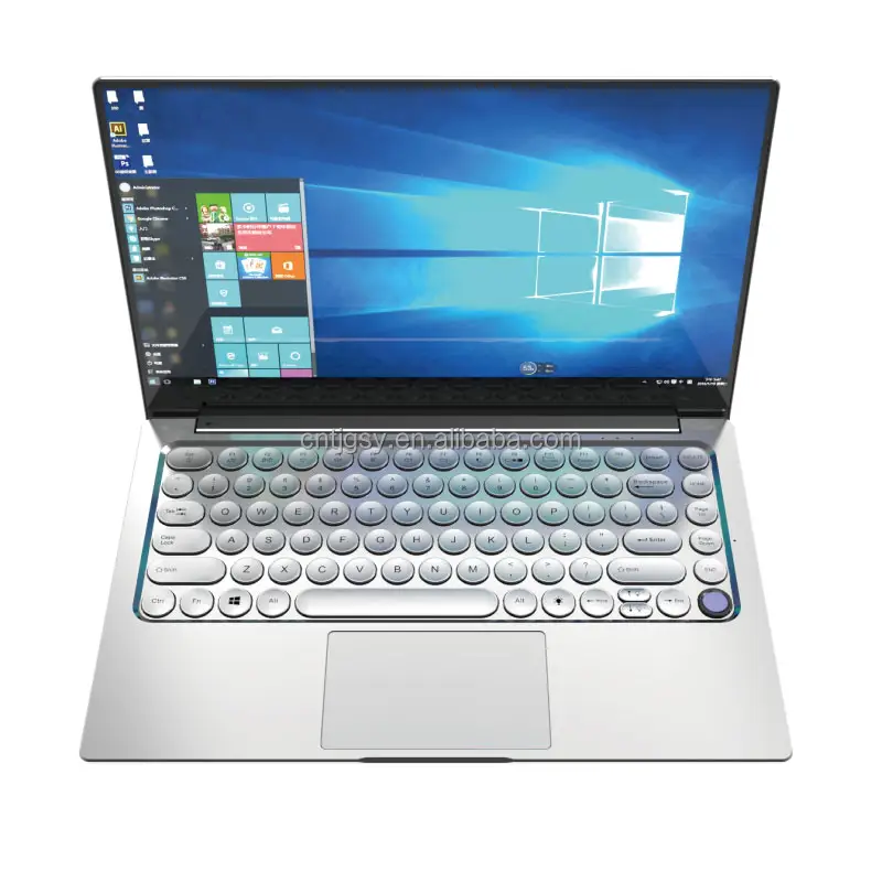 Vente flash ordinateurs portables tout nouveau processeur Intel Celeron N5095 Quad Core de 14.1 pouces pour étudiant de jeu d'affaires