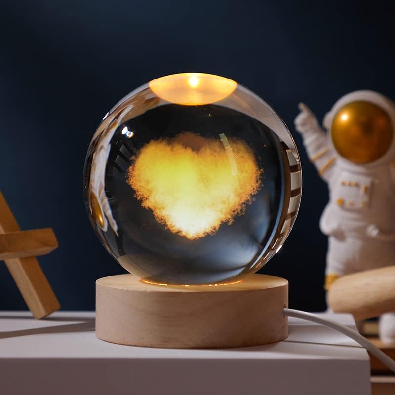 Nuage en forme de coeur/LED chaude