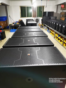 Sistema de sonido de música con alimentación profesional, altavoces de matriz de línea de sonido de dos canales de 12 pulgadas duales - Product Image 4