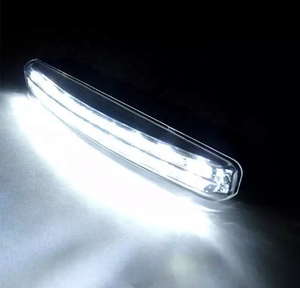 Evrensel 12V 8 LED beyaz LED gündüz çalışan DRL ışıkları çalışma sis lambası DRL LED gündüz çalışan işık araba - Product Image 4