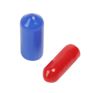 定制帽橡胶吸头聚氯乙烯贴片圆形黑色硅胶塑料管端橡胶帽 - Product Image 5