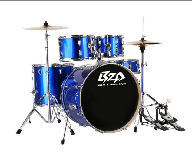 5 tambours 2 cymbales