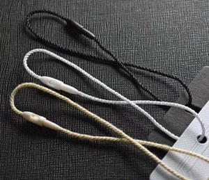 Nuevas cuerdas de etiquetas colgantes blancas baratas, cadena de bloqueo de etiquetas colgantes sin logotipo, etiquetas colgantes en blanco con cuerda - Product Image 3