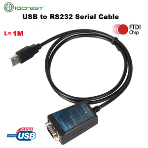 IOCREST 1M <strong>USB</strong> to Serial Converter <strong>USB</strong> <strong>2.0</strong> to RS-232 Male (9-pin) DB9 Serial Cable with FTDI 231 Chipset Support Win10 - Product Image 2