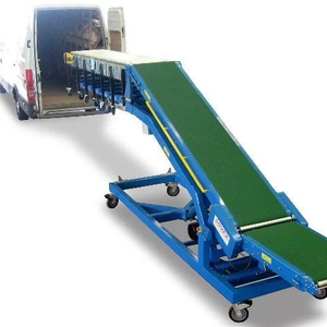 自動シリンダー伸縮式ベルトコンベヤーのロードとアンロード車のエクスプレス小包輸送 - Product Image 1