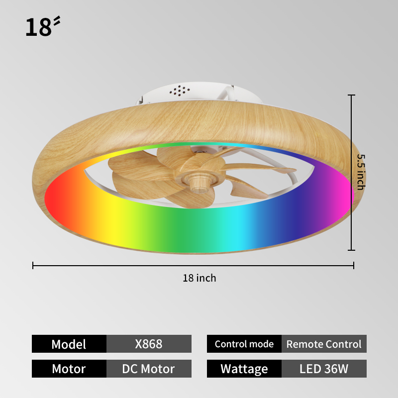 18 inch-Wood RGB