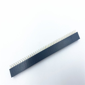 2.54mm DUAL ROW หัวหญิง s/t H = 8.5 PCB กับ polarizing Bump 2*2P-2*40P - Product Image 2