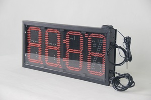 8-дюймовый 8888 светодиодный знак температуры и времени, небольшие светодиодные часы 7-сегментная цифровая плата - Product Image 4